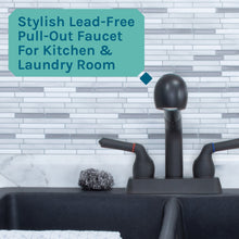 Cargar imagen en el visor de la galería, Tehila Black Finish Pull-Out Faucet