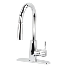 Load image into Gallery viewer, Tehila Chrome Finish High-Arc Pull-Down Faucet