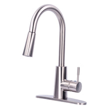 Cargar imagen en el visor de la galería, Tehila Stainless Steel Finish High-Arc Pull-Down Faucet