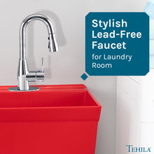 Load image into Gallery viewer, Tehila Chrome Finish Low Profile Pull-Down Faucet