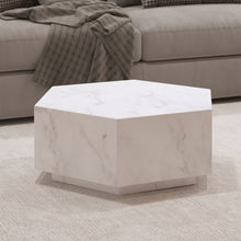 Carregar imagem no visualizador da galeria, Hexagon Carrara Table