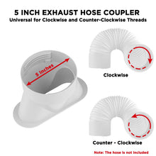 Carregar imagem no visualizador da galeria, Portable AC Vent Kit for 5" Exhaust Hose