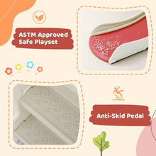 Carregar imagem no visualizador da galeria, 4 in 1 Toddler Slide and Swing Set, Kids Playground Climber Slide Playset with Basketball Hoop,Freestanding Combination for babies