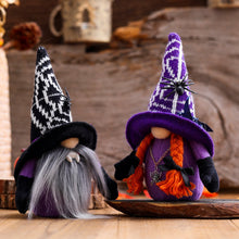 Carregar imagem no visualizador da galeria, Spooky Spider Gnome Set, Spooky Halloween Decoration