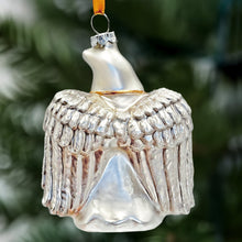 Carregar imagem no visualizador da galeria, Love is Eternal Angelic Gnome Glass Ornament, White Angel Delicate Sentimental Tree Decoration