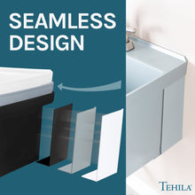Load image into Gallery viewer, Tehila Standard Wall-Mounted Grey Utility Sink with Stainless Steel Finish Pull-Out Faucet