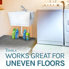 Carregar imagem no visualizador da galeria, Tehila Standard Wall-Mounted White Utility Sink with Chrome Finish Pull-Out Faucet