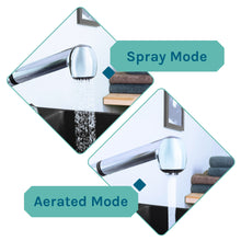 Carregar imagem no visualizador da galeria, Tehila Standard Freestanding Black Utility Sink with Chrome Finish Pull-Out Faucet