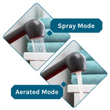 Carregar imagem no visualizador da galeria, Tehila Standard Freestanding Red Utility Sink with Matte Black Finish Pull-Out Faucet