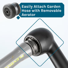 Carregar imagem no visualizador da galeria, Tehila Standard Freestanding Red Utility Sink with Matte Black Finish Pull-Out Faucet