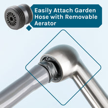 Cargar imagen en el visor de la galería, Tehila Standard Freestanding Red Utility Sink with Stainless Steel Finish Pull-Out Faucet