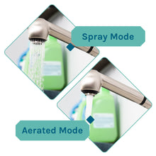 Load image into Gallery viewer, Tehila Standard Freestanding White Utility Sink with Stainless Steel Finish Pull-Out Faucet