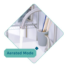 Load image into Gallery viewer, Tehila Standard Freestanding White Utility Sink with Grey Legs and Stainless Steel Finish Wide-set Gooseneck Faucet with Side Sprayer