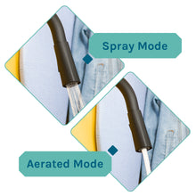 Load image into Gallery viewer, Tehila Standard Freestanding Blue Utility Sink with Black Finish High-Arc Pull-Down Faucet and Soap Dispenser