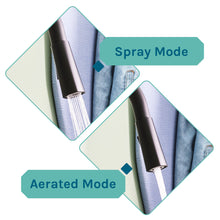 Cargar imagen en el visor de la galería, Tehila Standard Freestanding Grey Utility Sink with Black Finish High-Arc Pull-Down Faucet and Soap Dispenser