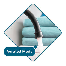 Cargar imagen en el visor de la galería, Tehila Standard Freestanding Red Utility Sink with Black Legs and Black Finish Wide-set Gooseneck Faucet with Side Sprayer