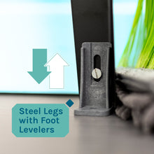 Cargar imagen en el visor de la galería, Tehila Standard Freestanding Black Utility Sink with Black Finish High-Arc Coil Pull-Down Faucet