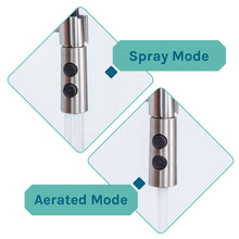 Load image into Gallery viewer, Tehila Standard Freestanding Blue Utility Sink with Stainless Steel Finish High-Arc Coil Pull-Down Faucet