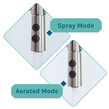 Cargar imagen en el visor de la galería, Tehila Standard Freestanding White Utility Sink with Stainless Steel Finish High-Arc Coil Pull-Down Faucet