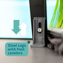 Cargar imagen en el visor de la galería, Tehila Standard Freestanding White Utility Sink with Stainless Steel Finish High-Arc Coil Pull-Down Faucet