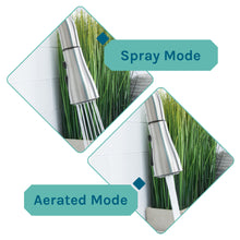 Cargar imagen en el visor de la galería, Tehila White Vanity Cabinet and White Utility Sink with Stainless Steel Finish Low-Profile Pull-Down Faucet