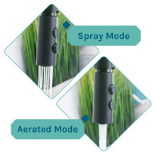 Load image into Gallery viewer, Tehila Black Vanity Cabinet and White Utility Sink with Black Finish High-Arc Coil Pull-Down Faucet