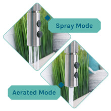 Load image into Gallery viewer, Tehila Black Vanity Cabinet and White Utility Sink with Stainless Steel Finish High-Arc Coil Pull-Down Faucet