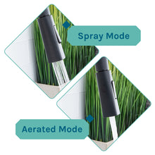 Carregar imagem no visualizador da galeria, Tehila White Vanity Cabinet and White Utility Sink with Black Finish High-Arc Pull-Down Faucet