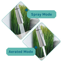 Cargar imagen en el visor de la galería, Tehila White Vanity Cabinet and White Utility Sink with Stainless Steel Finish High-Arc Pull-Down Faucet