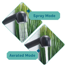 Cargar imagen en el visor de la galería, Tehila White Vanity Cabinet and White Utility Sink with Black Finish Pull-Out Faucet