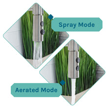 Cargar imagen en el visor de la galería, Tehila White Vanity Cabinet and White Utility Sink with Stainless Steel Finish High-Arc Coil Pull-Down Faucet