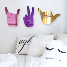 Carregar imagem no visualizador da galeria, Rock On Hand Silhouette Mirror