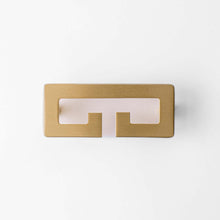 Cargar imagen en el visor de la galería, Chloe, Solid Brass Greek Key Pull