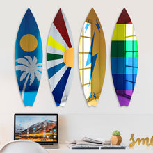 Cargar imagen en el visor de la galería, Surfboard Mirror Wall Decor