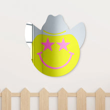 Carregar imagem no visualizador da galeria, Happy Face with Cowboy Hat and Star Eyes