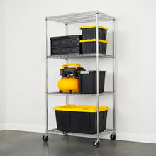 Carregar imagem no visualizador da galeria, 24" x 36" x 72" 4-Tier Wire Rack