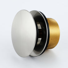 Cargar imagen en el visor de la galería, Tip-Toe Tub Trim Set with Two-Hole Overflow Faceplate, Replacement Bath Drain Trim Kit with 2-Hole Overflow Faceplate and Universal Fine/Coarse Thread 7 finishing colors available