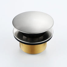 Cargar imagen en el visor de la galería, Tip-Toe Tub Trim Set with Two-Hole Overflow Faceplate, Replacement Bath Drain Trim Kit with 2-Hole Overflow Faceplate and Universal Fine/Coarse Thread 7 finishing colors available