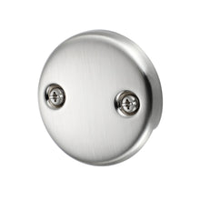Cargar imagen en el visor de la galería, Tip-Toe Tub Trim Set with Two-Hole Overflow Faceplate, Replacement Bath Drain Trim Kit with 2-Hole Overflow Faceplate and Universal Fine/Coarse Thread 7 finishing colors available