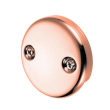 Cargar imagen en el visor de la galería, Tip-Toe Tub Trim Set with Two-Hole Overflow Faceplate, Replacement Bath Drain Trim Kit with 2-Hole Overflow Faceplate and Universal Fine/Coarse Thread 7 finishing colors available