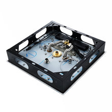 Carregar imagem no visualizador da galeria, Flushed Mounted Matte Black 16'' x 16'' Shower Head: Featuring 64 LED Lights, Music, Rainfall, Waterfall, Mist, 360 Degrees Rotation, and Hydro Jet Technology