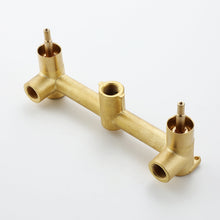 Load image into Gallery viewer, Brushed Nickel Wall Mount Waterfall Bathroom Sink Faucet with Overflow Brass Pop-Up Drain