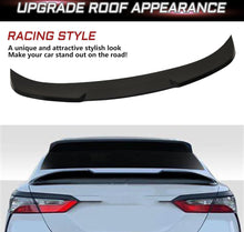Carregar imagem no visualizador da galeria, Auraroad 3.9 ★★会 68 Rear Spoiler Compatible with 2018-2024 8th Gen Camry LE SE XLE XSE,M4 Style Rear Trunk Wing ABS Rear Spoiler (Matte Black)