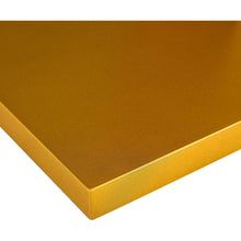 Carregar imagem no visualizador da galeria, Modern minimalist coffee table. Tempered glass with stickers tabletop,golden MDF pillars. Suitable for living room and dining room