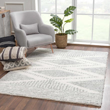 Load image into Gallery viewer, Trunding Plush Area Rug in Gray
