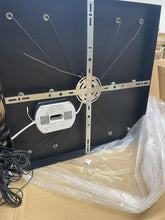 Carregar imagem no visualizador da galeria, UPGENT Simple Modern LED Chandelier Stair Chandelier Dimmable 12 Ring Rectangular Chandelier high Door for Living Room lamp Hall lamp Remote Control