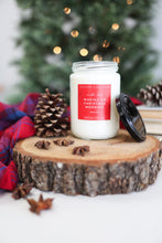Carregar imagem no visualizador da galeria, "Waking Up Christmas Morning" Hand-Poured Soy Candle - Warm Gingerbread
