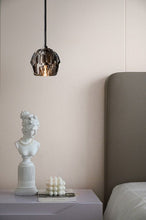 Carregar imagem no visualizador da galeria, 19 Lights - Boule De Cristal Round Clustre LED Cut Smoke Crystal Ceiling Chandelier