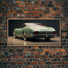 Load image into Gallery viewer, Classic Car Wall Art, Car Art, Automotive Art, Panoramic Art, Wall Art, Canvas Art, Landscape Art, Landscape Print, Gift For Car Lovers