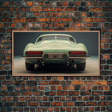 Carregar imagem no visualizador da galeria, Automotive Art, Classic Car Wall Art, Car Print, Panoramic Art, Wall Art, Canvas Art, Landscape Art, Landscape Print, Car Lover Gift, Office